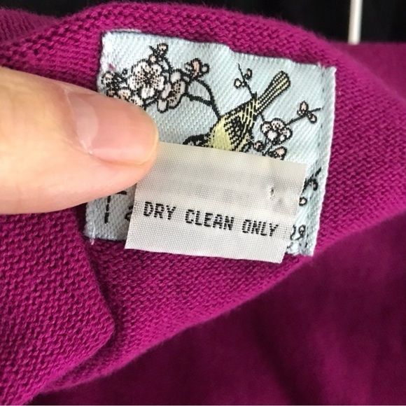 Anthro TABITHA Spilling Ruffle Tunic Cardigan Sweater- Sz M- - Picture 16 of 16